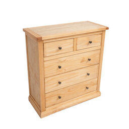 Cabinet Bits Lucca 5 Drawer Chest Of Drawers Brass Knob - thumbnail 3