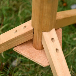 Pawhut Wooden Bird Feeder Stand For Garden Backyard Decorative Pre-Cut Natural - thumbnail 9