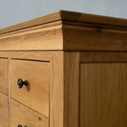 Elm Home And Products Elm Home And Garden's Rustic Solid Oak 4+3 Chest Of Drawers Fully Assembled - thumbnail 6