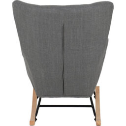 Seconique Hayden Rocking Chair - Dark Grey - thumbnail 7