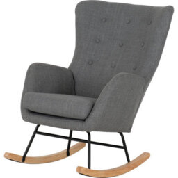 Seconique Hayden Rocking Chair - Dark Grey - thumbnail 6