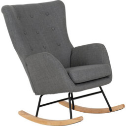Seconique Hayden Rocking Chair - Dark Grey - thumbnail 3