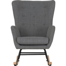 Seconique Hayden Rocking Chair - Dark Grey - thumbnail 2
