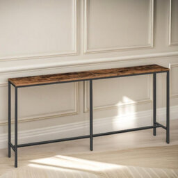Pirlo Plush 180Cm Wide Narrow & Slim Console Table For Hallway - thumbnail 5