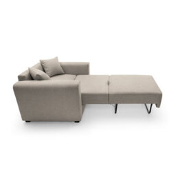 Abakus Direct Olly Linen Single Sofa Bed In Sand - thumbnail 5