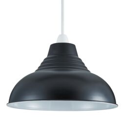 Inlight Lucia Black Pendant Round Light Shade (D)30Cm - thumbnail 5