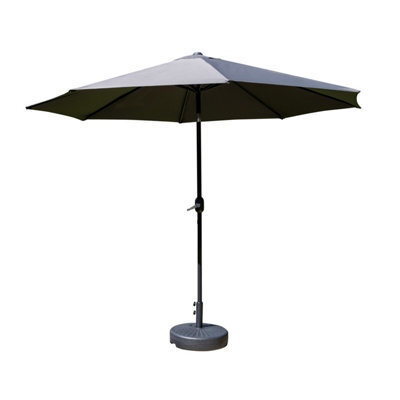 Sh&g 3M Steel Crank And Tilt Parasol - Dark Grey - image 1