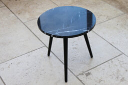 Garden Market Place Marble Top Coffee Table - Ideal For The Home, Patio,garden Or A Cafe - thumbnail 2