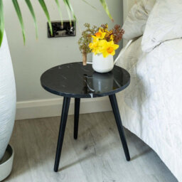 Garden Market Place Marble Top Coffee Table - Ideal For The Home, Patio,garden Or A Cafe - thumbnail 4
