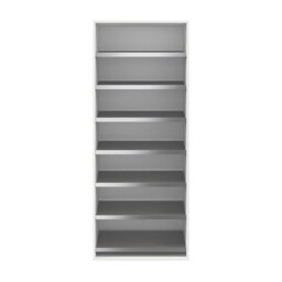 GoodHome Atomia Freestanding Matt White Fixed Shoe Rack (H)1875mm (L)750mm - thumbnail 1