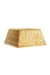 Werchristmas 36 Cm Gold Square Sequin Christmas Tree Collar - thumbnail 1