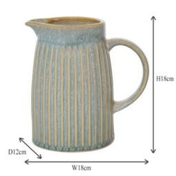 Dibor Narbeth Large Traditional Rustic Decoration Pitcher Jug Vase H18 X W18Cm - thumbnail 6