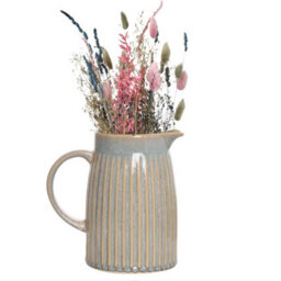 Dibor Narbeth Large Traditional Rustic Decoration Pitcher Jug Vase H18 X W18Cm - thumbnail 2