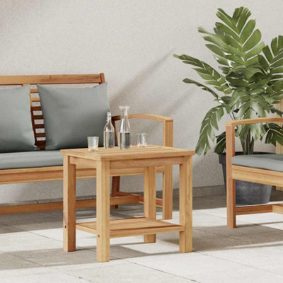 Walplus Coffee Table Brown 50 X 35 X 45 Cm Solid Teak Wood - image 1