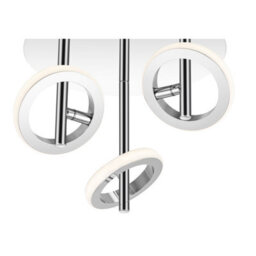 Cosylyte Holdon 3 Ring Drop Rod Integrated Led Modern Ceiling Spotlight - Chrome - thumbnail 5