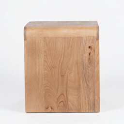 Elm Home And Garden Chiswick Solid Acacia Wood Nest Of Tables Natural 46Cm H X 53Cm W X 40Cm D - thumbnail 7