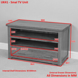 The Furniture Market London Oak Small Tv Unit Up To 45 Tv Size - thumbnail 9