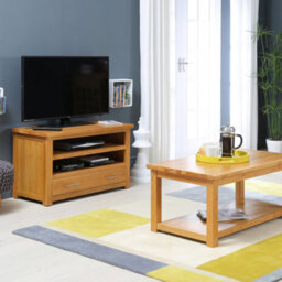 The Furniture Market London Oak Small Tv Unit Up To 45 Tv Size - thumbnail 3