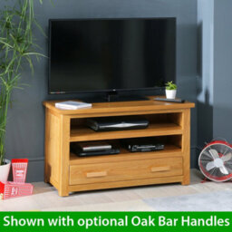 The Furniture Market London Oak Small Tv Unit Up To 45 Tv Size - thumbnail 4