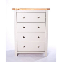 Cabinet Bits Argenta 4 Drawer Chest Of Drawers Brass Knob - thumbnail 1