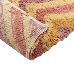 Beliani Hand-Tufted Cotton Area Rug 140 X 200 Cm Multicolour Modern Abstract - thumbnail 5