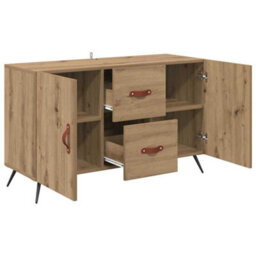 Walplus Sideboard Artisan Oak 100 X 36 X 60 Cm Engineered Wood - thumbnail 5