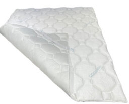 Somnior Beds Somnior Cooling Mattress Topper - Thin & Breathable Temperature Regulating Enhances Comfort Without Changing Mattress Feel - 2Ft6 - thumbnail 3