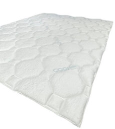 Somnior Beds Somnior Cooling Mattress Topper - Thin & Breathable Temperature Regulating Enhances Comfort Without Changing Mattress Feel - 2Ft6 - thumbnail 2