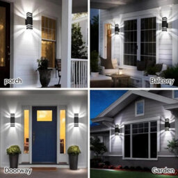 Modern Outdoor Up Down Wall Light - thumbnail 7