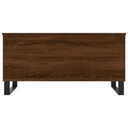 Berkfield Modern Coffee Table Brown Oak 90X44.5X45 Cm Engineered Wood - thumbnail 6