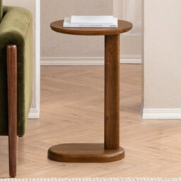 MH London Nora Side Table Solid Wood Living Room End Table Bedside Table Walnut Wooden Side Table - thumbnail 2