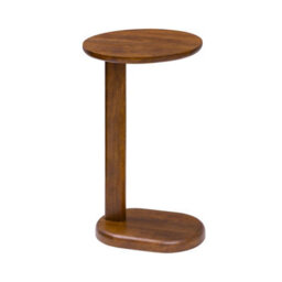 MH London Nora Side Table Solid Wood Living Room End Table Bedside Table Walnut Wooden Side Table - thumbnail 5