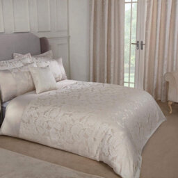 Emma Barclay Duchess Jacquard Luxury Bedding Duvet Set Cream
