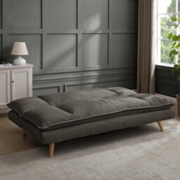 Home Detail Bonnet Clic-Clac Sofa Bed, Grey Linen - thumbnail 2
