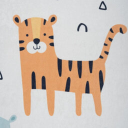Loomed Washable Non-Slip Kids Nursery Animal Print Play Mat 190Cm X 280Cm - thumbnail 9