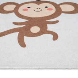 Loomed Washable Non-Slip Kids Nursery Animal Print Play Mat 190Cm X 280Cm - thumbnail 6