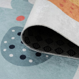 Loomed Washable Non-Slip Kids Nursery Animal Print Play Mat 190Cm X 280Cm - thumbnail 4