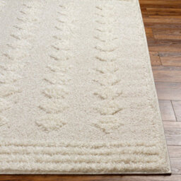 Livabliss Rodos-Modern Beige White Soft Plush Pile Living Bedroom Rug 200 X 275 Cm Easy Care, Non Shedding - thumbnail 5