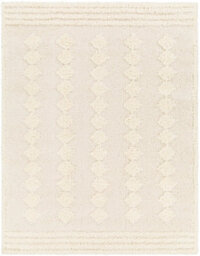 Livabliss Rodos-Modern Beige White Soft Plush Pile Living Bedroom Rug 200 X 275 Cm Easy Care, Non Shedding - thumbnail 1