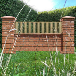 Premier Garden Supplies Premier Tuscany Wooden Trellis Panel 6Ft X 1.5Ft (5 Pack) Vertical Slatted Decorative Fencing Topper For Climbing Plant Support - thumbnail 8