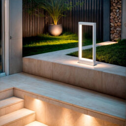 Edit Arvene 650 Led Outdoor Bollard Light Stone Grey - thumbnail 3