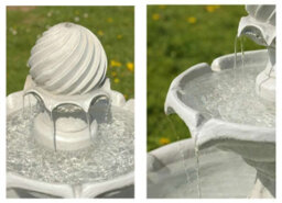 Primrose Imperial Solar Powered Tiered Garden Water Feature Fountain 92Cm - thumbnail 4