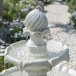 Primrose Imperial Solar Powered Tiered Garden Water Feature Fountain 92Cm - thumbnail 2