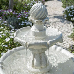 Primrose Imperial Solar Powered Tiered Garden Water Feature Fountain 92Cm - thumbnail 3