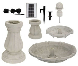 Primrose Imperial Solar Powered Tiered Garden Water Feature Fountain 92Cm - thumbnail 8