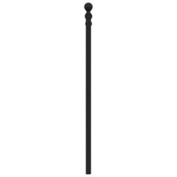 Berkfield Metal Headboard Black 107 Cm - thumbnail 5