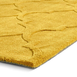 Hong Kong 8583 Yellow Geometric 15mm Thick Modern Handmade Rug For Bedroom, Living Room By Think Rugs-150Cm X 230Cm - thumbnail 5