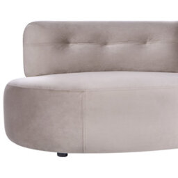Beliani Sofa 3 Seater Laerdal Velvet Taupe - thumbnail 6