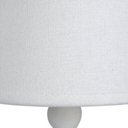 Wyld Haus Blushforge White Minimalist Slim Table Lamp With Linen Shade - thumbnail 3