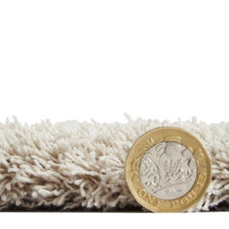 Silver Shaggy Washable Plain Modern Rug For Living Room Bedroom & Dining Room-80Cm X 150Cm - thumbnail 8